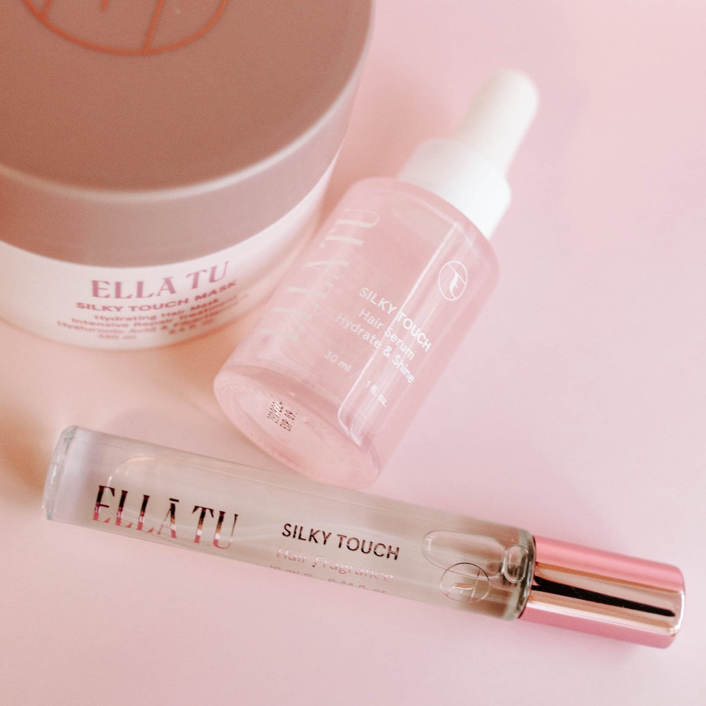 בושם לשיער + סרום לשיער + מסכה לשיער