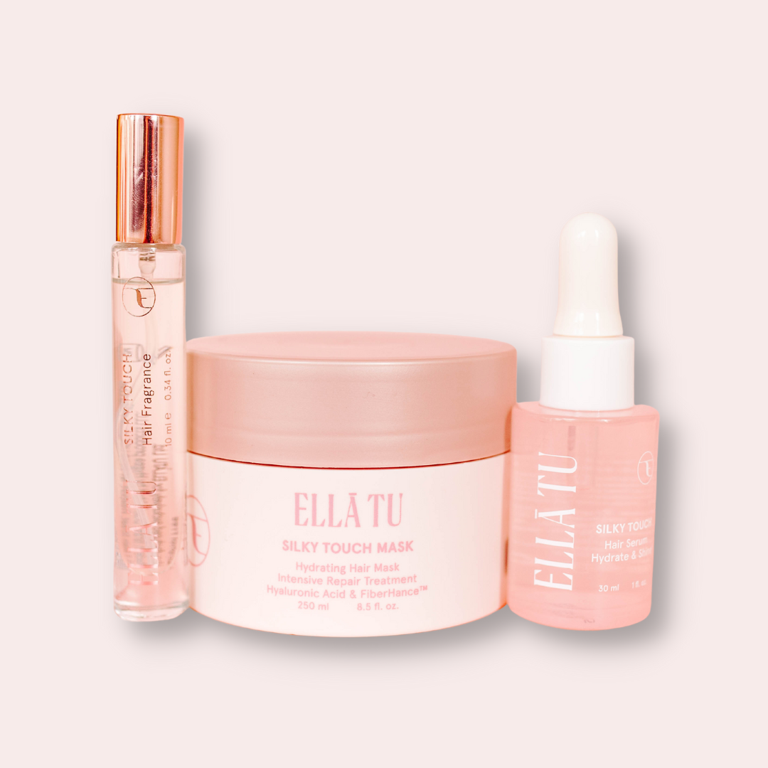 בושם לשיער + סרום לשיער + מסכה לשיער